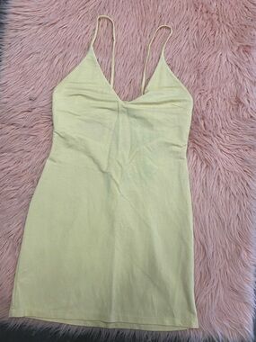 H&M Pale Yellow Dress
